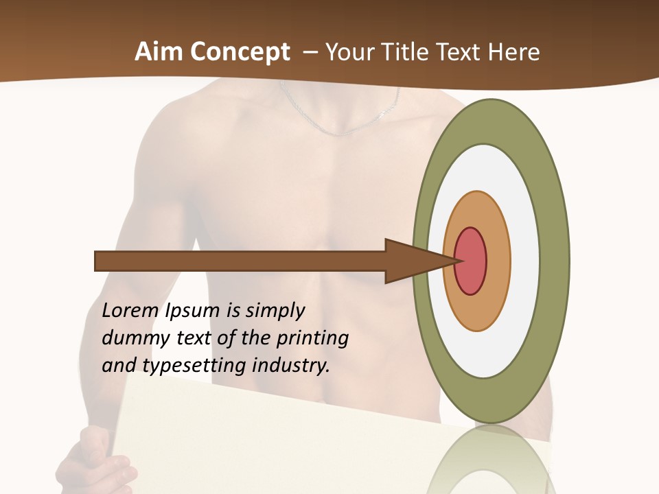 Empty Muscular Show PowerPoint Template