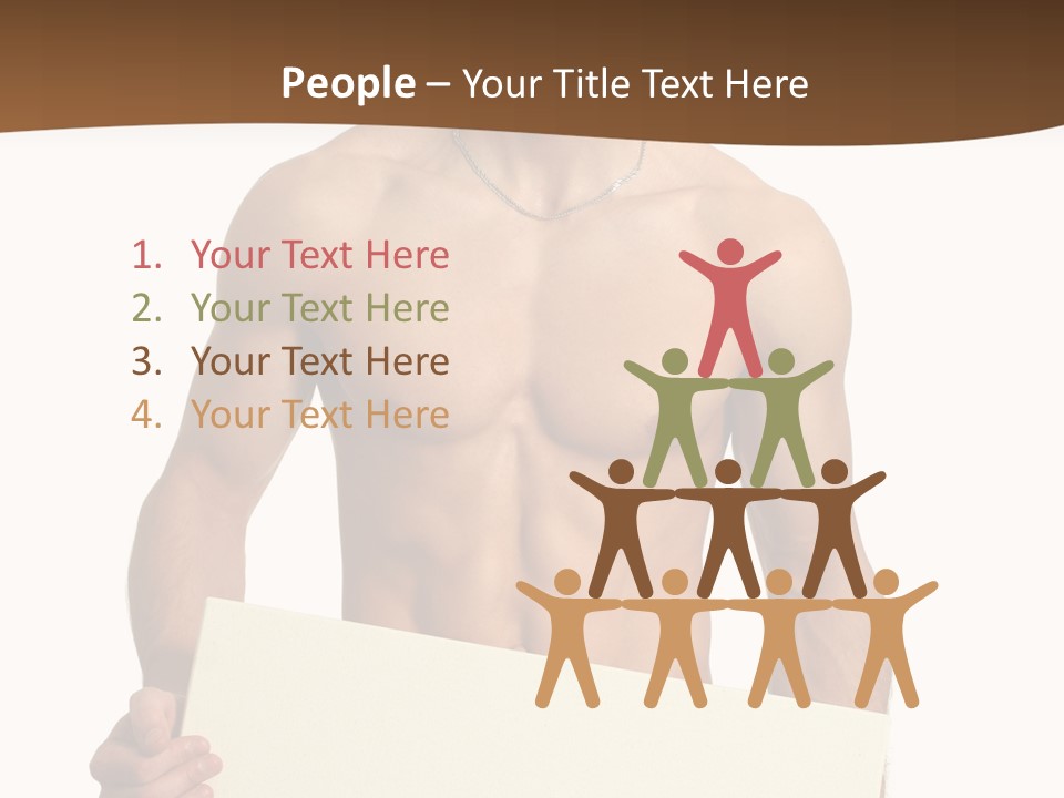 Empty Muscular Show PowerPoint Template