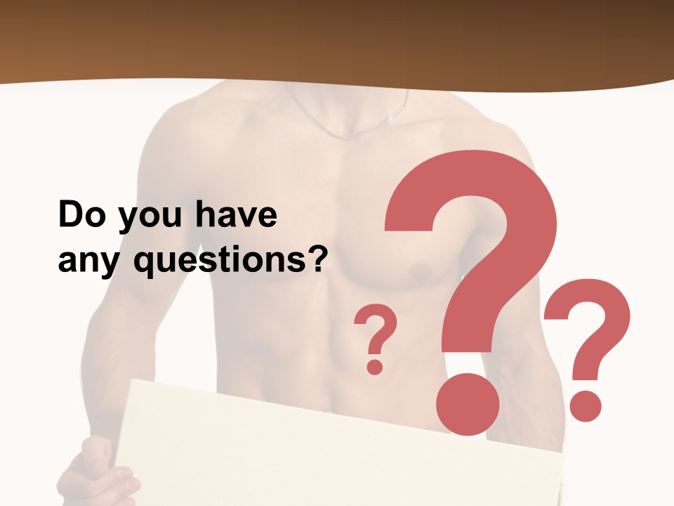 Empty Muscular Show PowerPoint Template