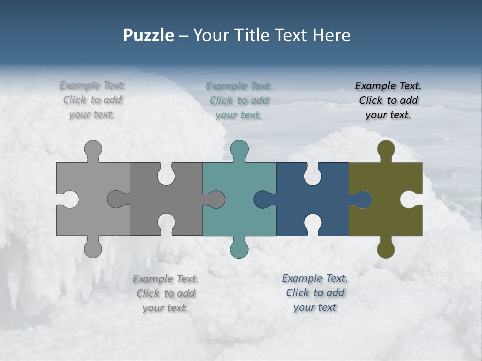 Land Beauty Lake PowerPoint Template