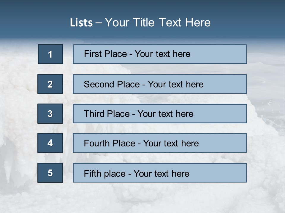 Land Beauty Lake PowerPoint Template