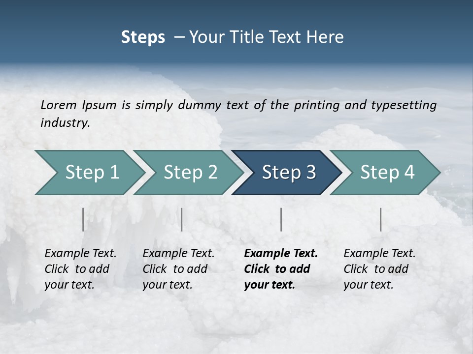 Land Beauty Lake PowerPoint Template