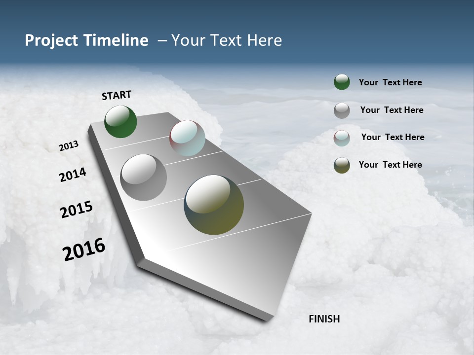 Land Beauty Lake PowerPoint Template