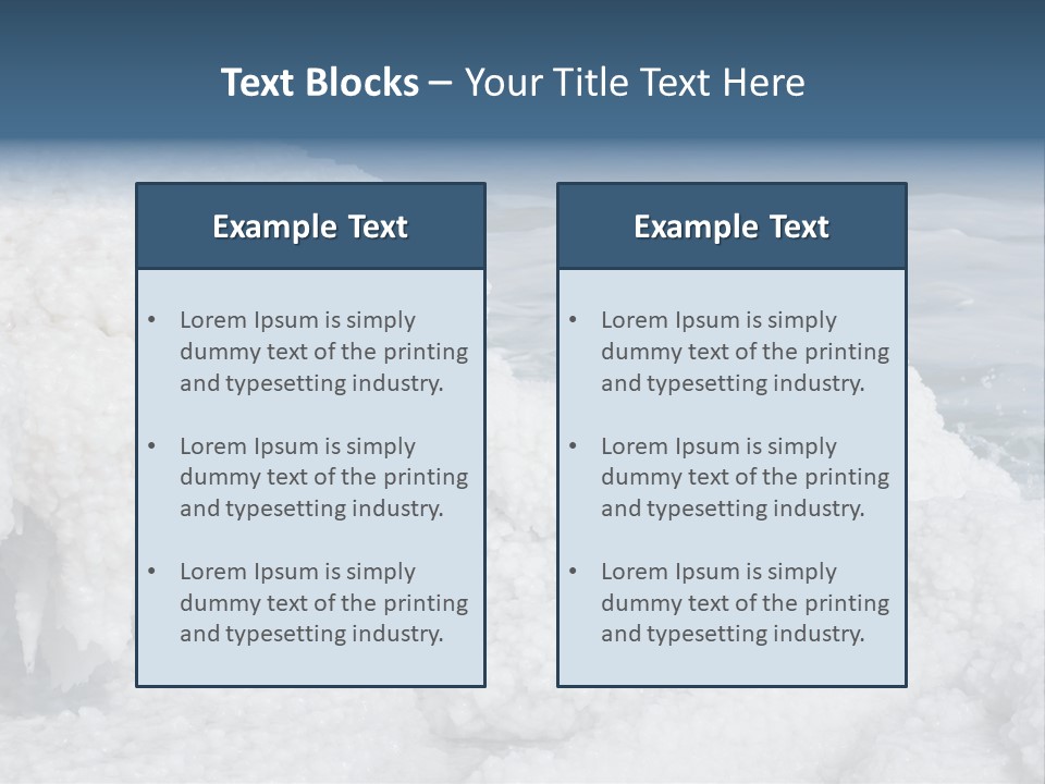 Land Beauty Lake PowerPoint Template