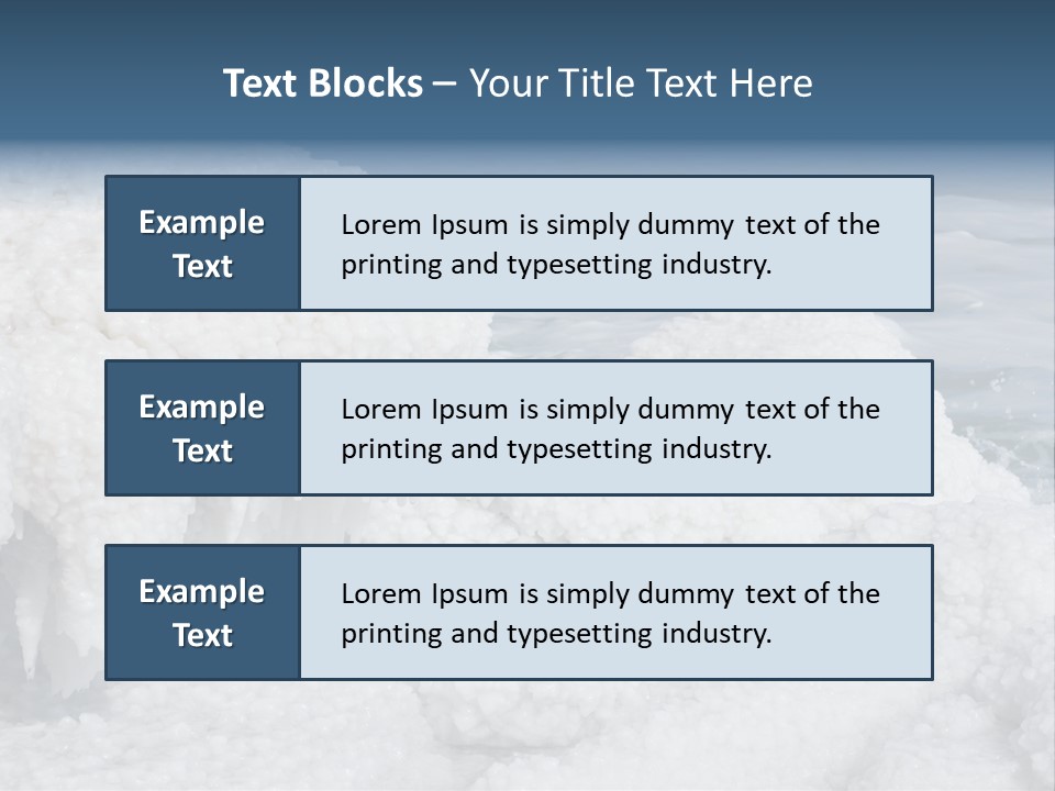 Land Beauty Lake PowerPoint Template