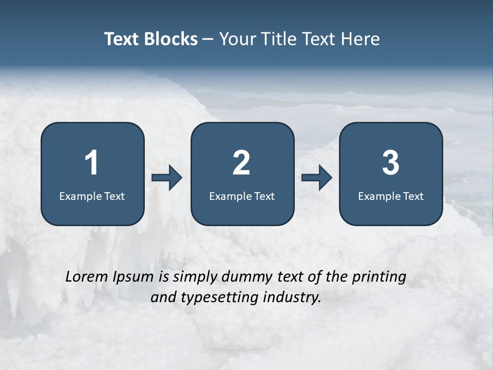 Land Beauty Lake PowerPoint Template