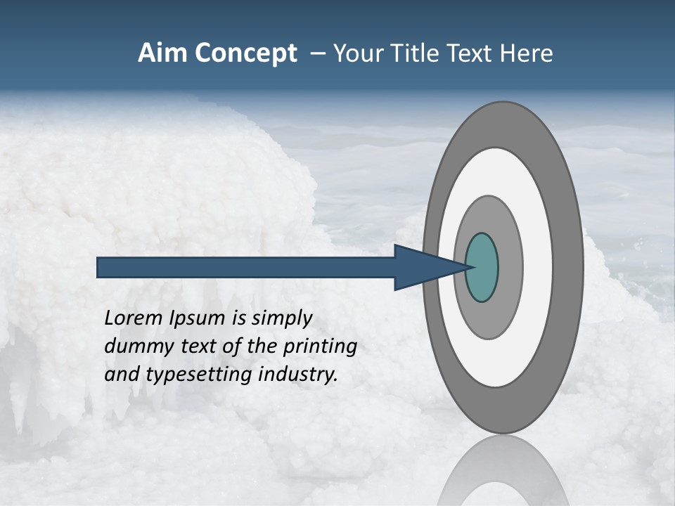 Land Beauty Lake PowerPoint Template