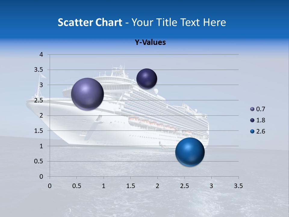 Ship Of Sea PowerPoint Template