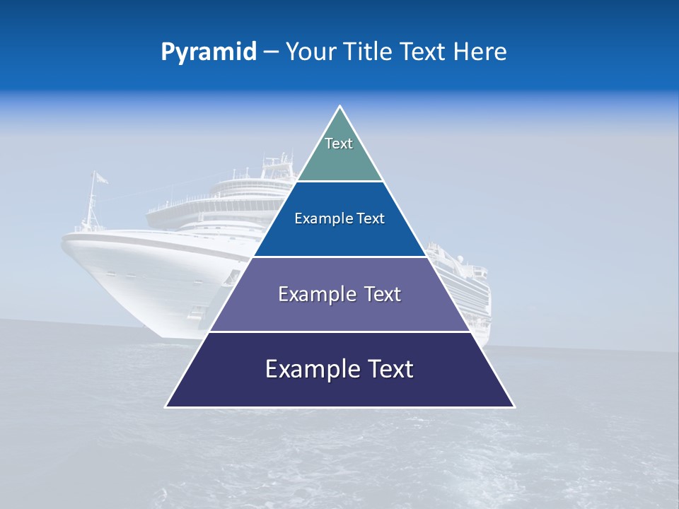 Ship Of Sea PowerPoint Template