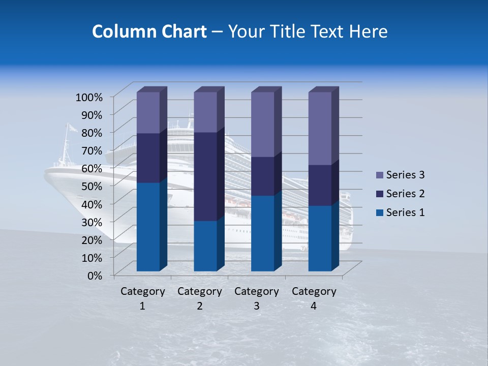 Ship Of Sea PowerPoint Template