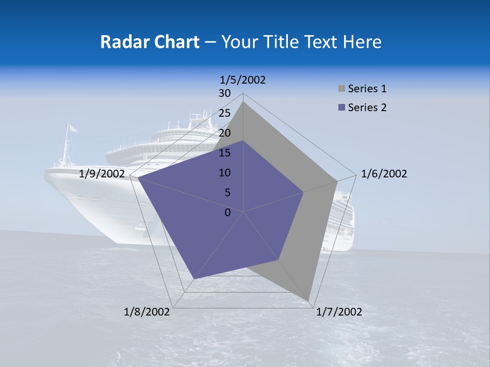 Ship Of Sea PowerPoint Template