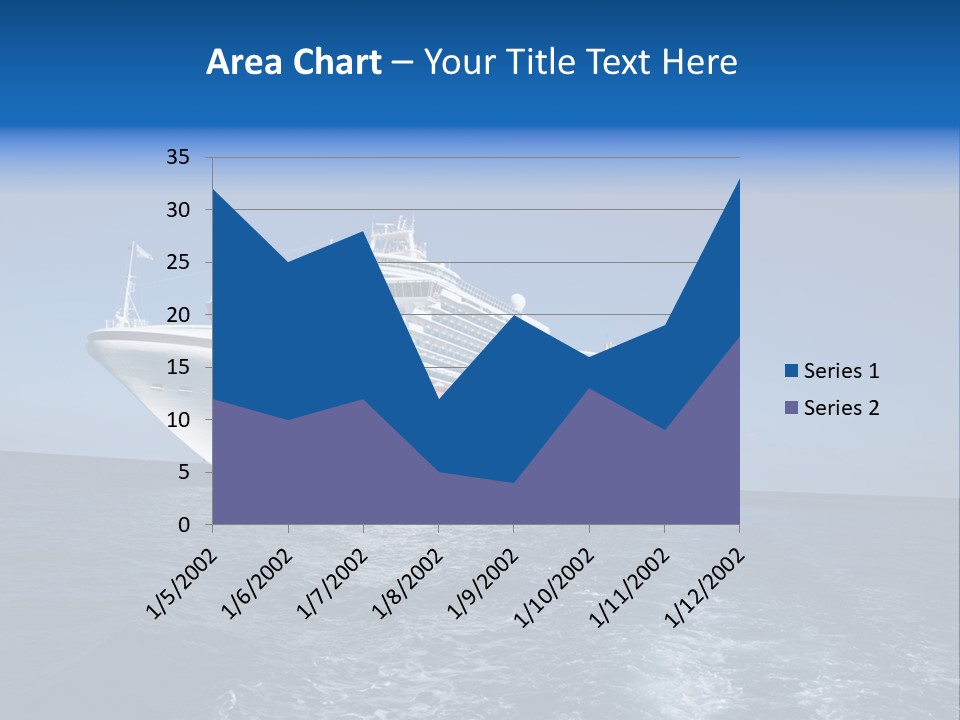 Ship Of Sea PowerPoint Template
