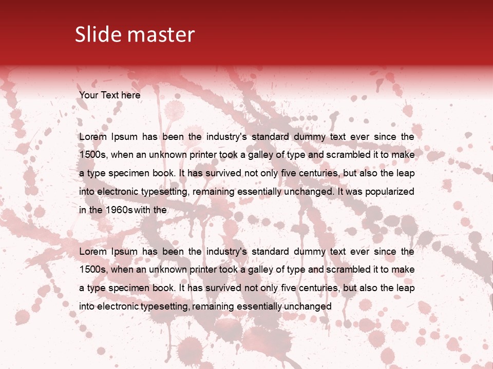 Watercolor Spots PowerPoint Template