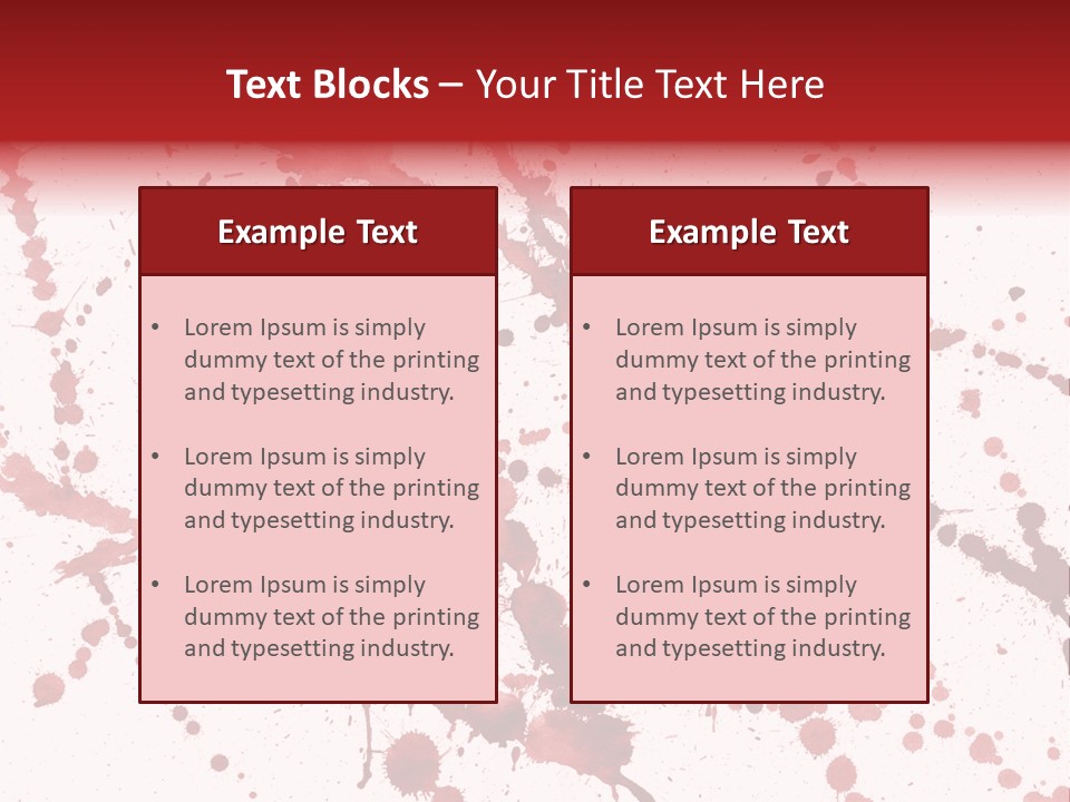 Watercolor Spots PowerPoint Template