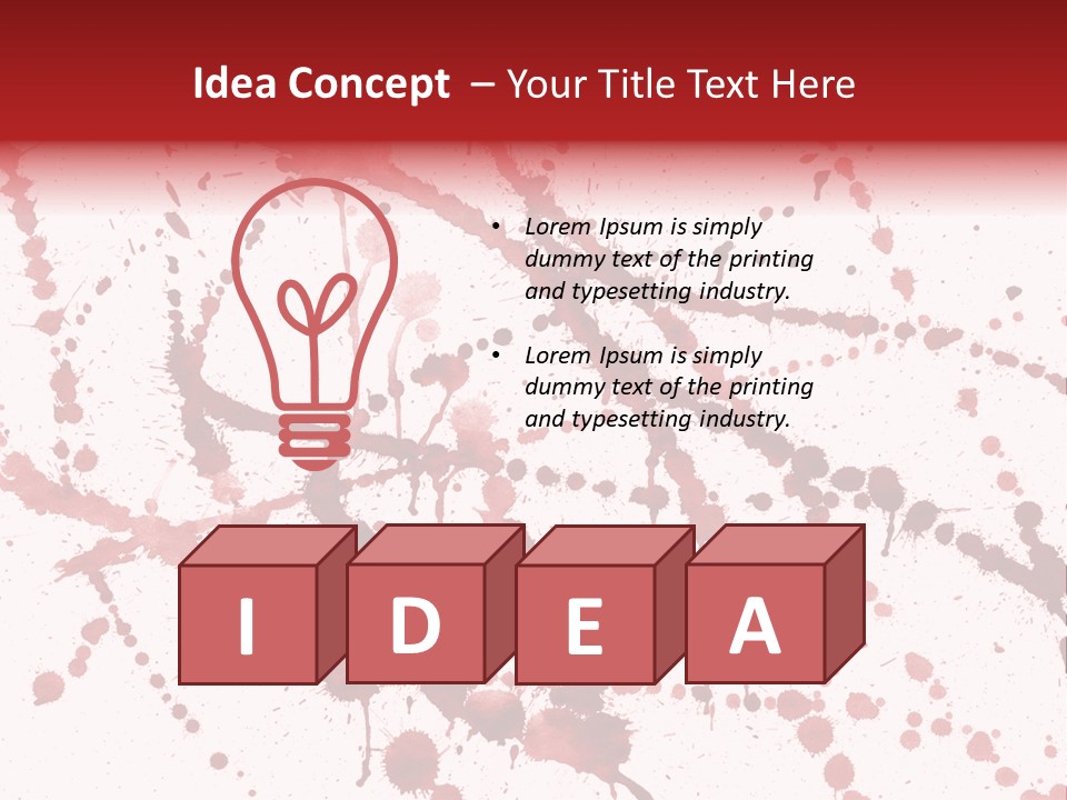 Watercolor Spots PowerPoint Template