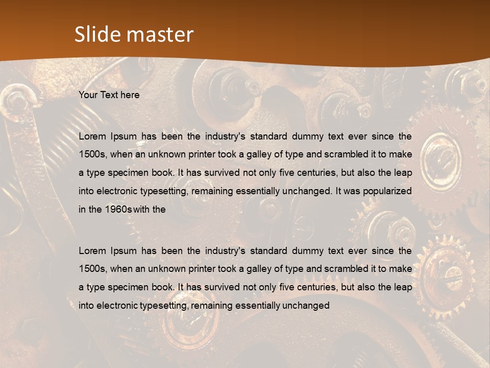 Machine PowerPoint Template