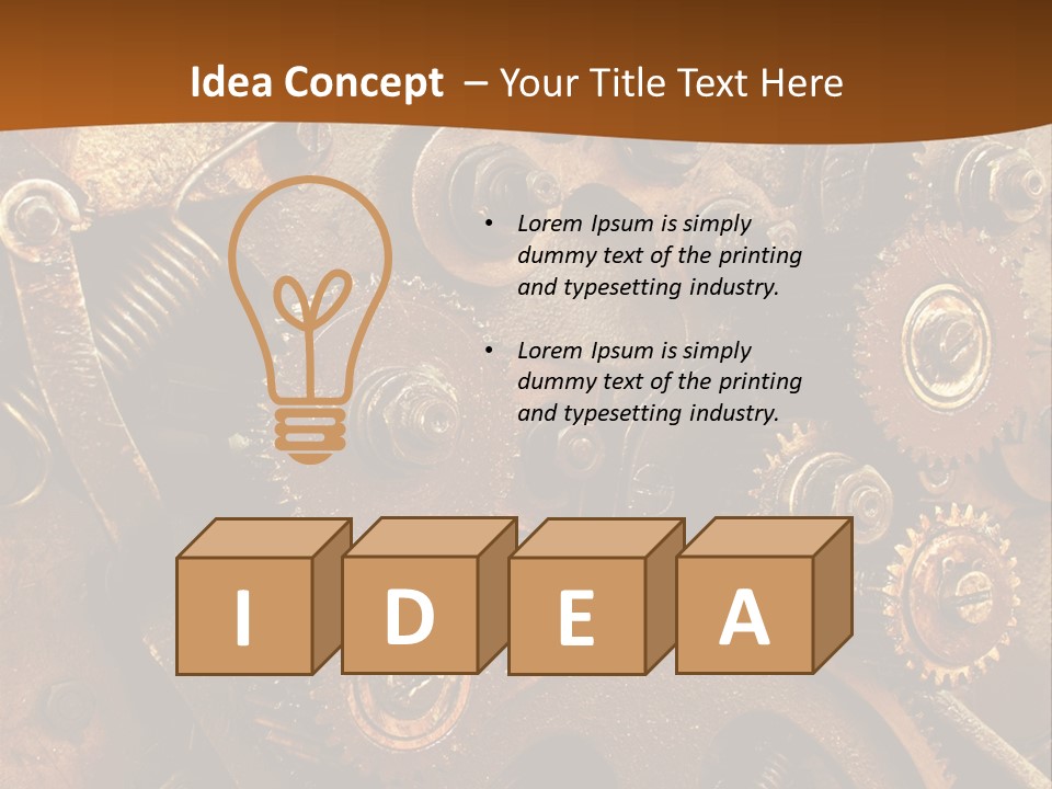 Machine PowerPoint Template