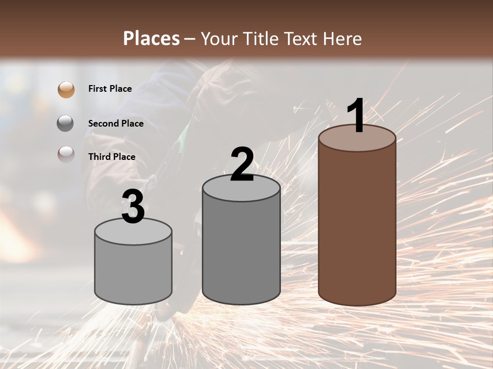 Worker In Factory PowerPoint Template