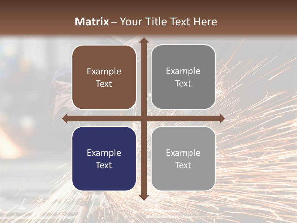 Worker In Factory PowerPoint Template