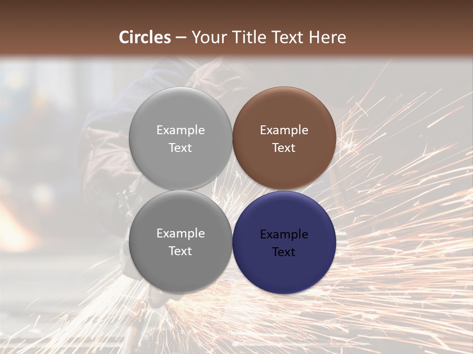 Worker In Factory PowerPoint Template