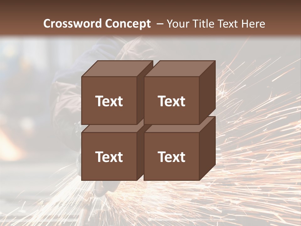 Worker In Factory PowerPoint Template