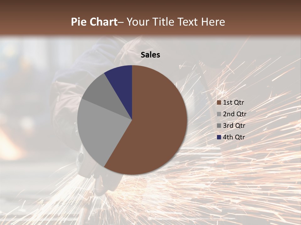 Worker In Factory PowerPoint Template