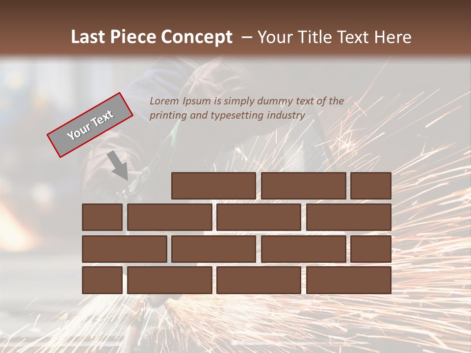 Worker In Factory PowerPoint Template
