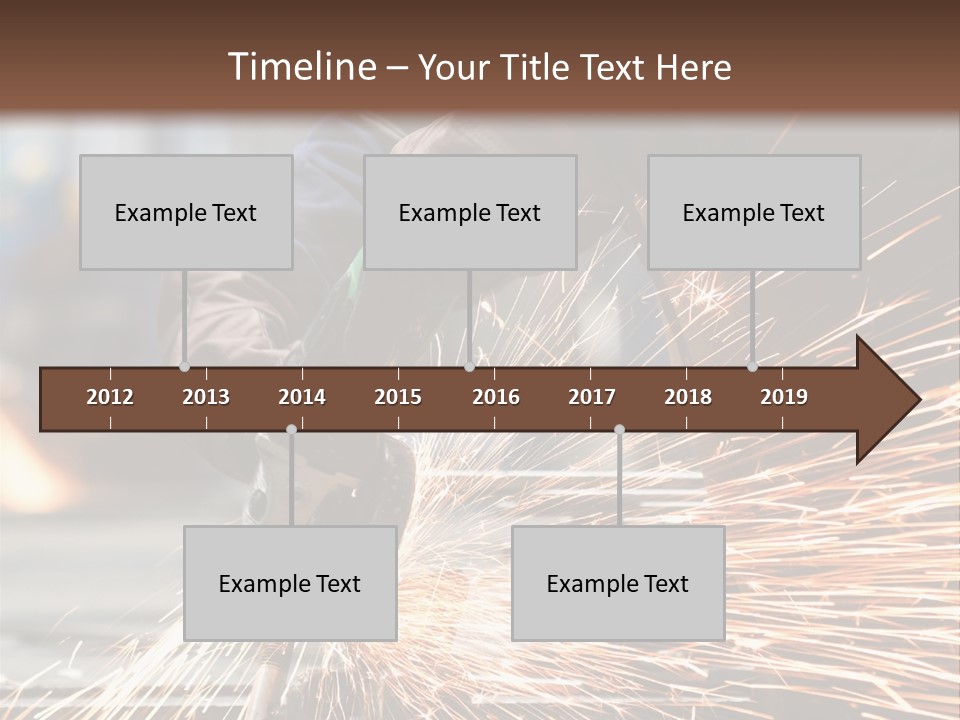 Worker In Factory PowerPoint Template