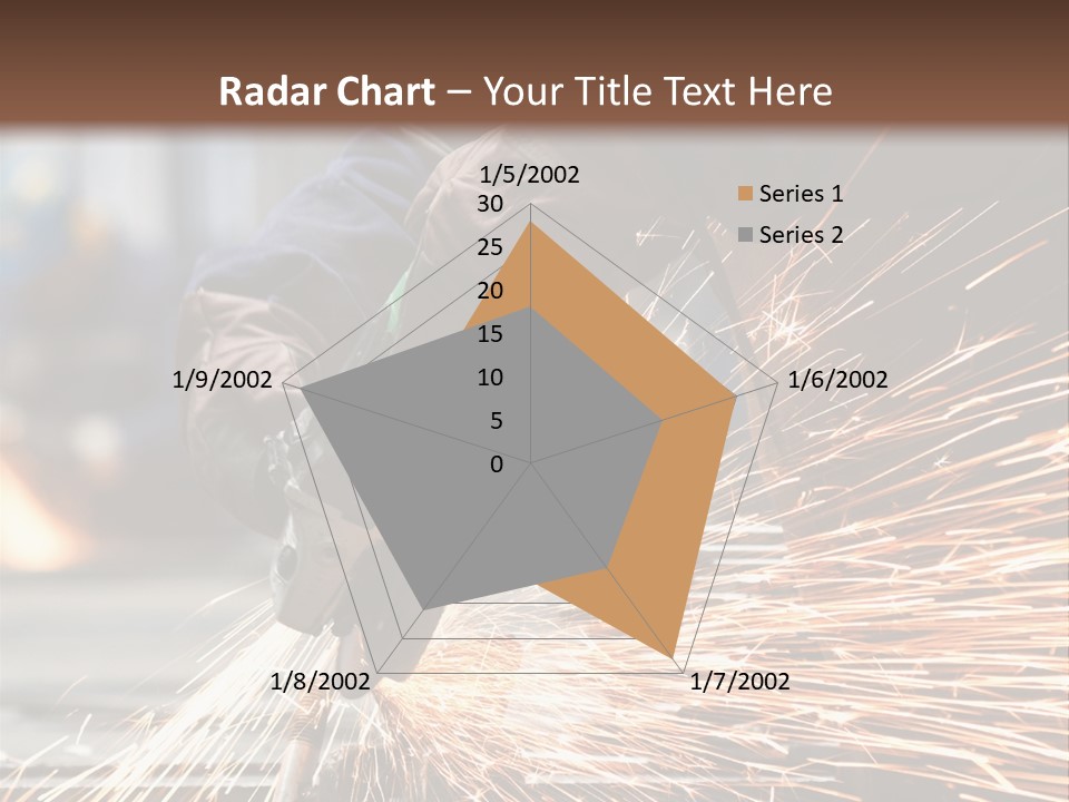 Worker In Factory PowerPoint Template
