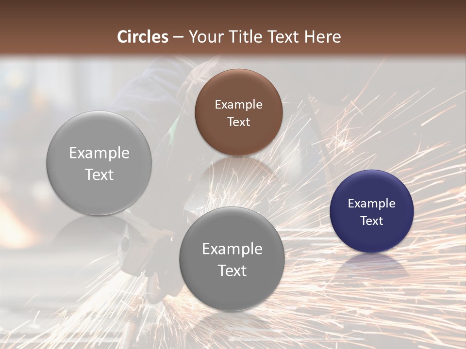 Worker In Factory PowerPoint Template