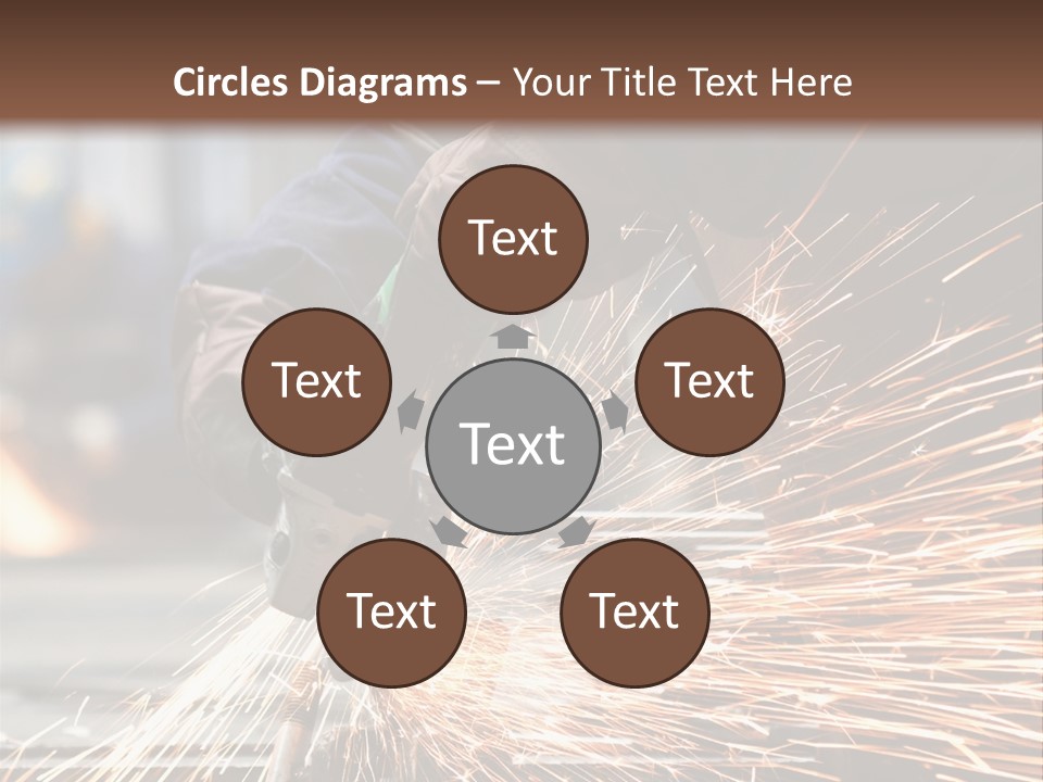 Worker In Factory PowerPoint Template