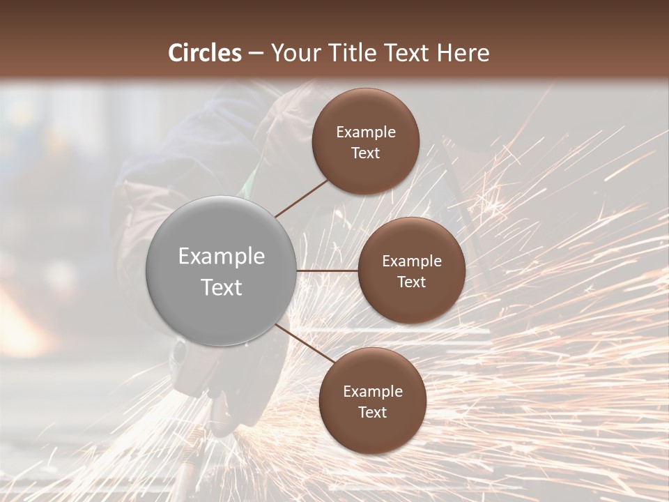 Worker In Factory PowerPoint Template