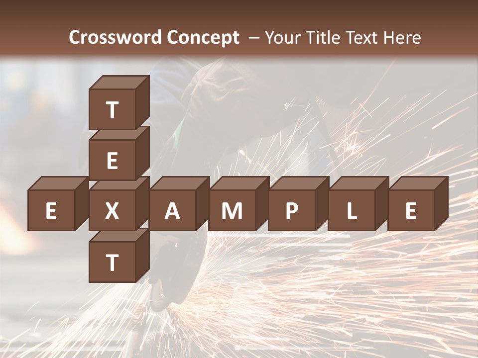 Worker In Factory PowerPoint Template