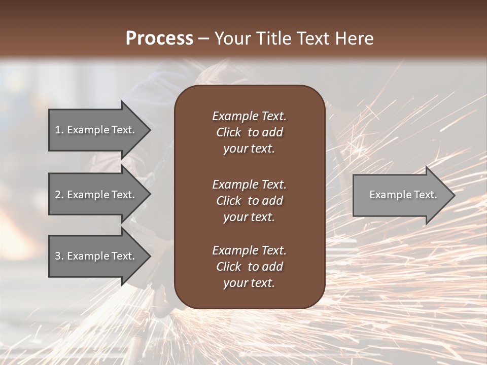 Worker In Factory PowerPoint Template