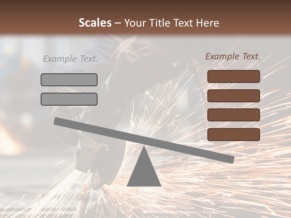 Worker In Factory PowerPoint Template