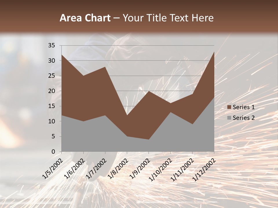 Worker In Factory PowerPoint Template