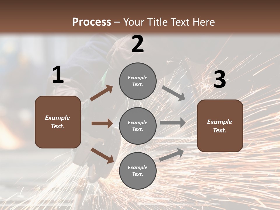 Worker In Factory PowerPoint Template