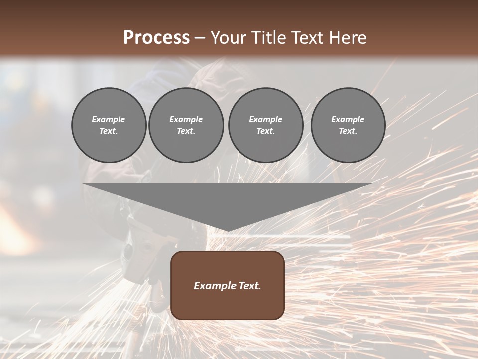 Worker In Factory PowerPoint Template