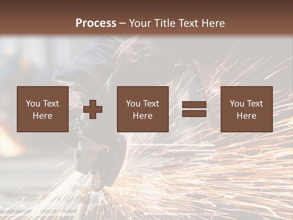 Worker In Factory PowerPoint Template