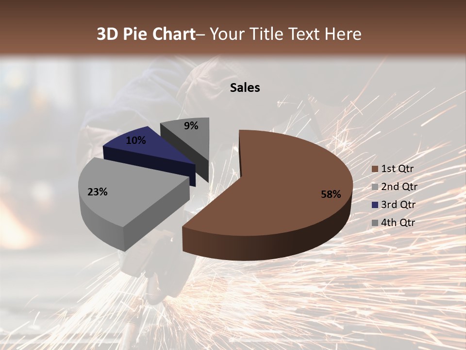 Worker In Factory PowerPoint Template