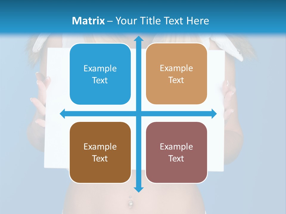 Caucasian Lady Copy PowerPoint Template