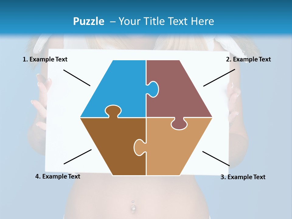 Caucasian Lady Copy PowerPoint Template