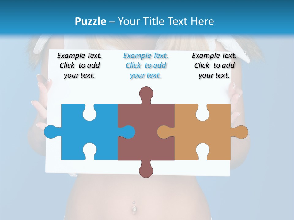 Caucasian Lady Copy PowerPoint Template