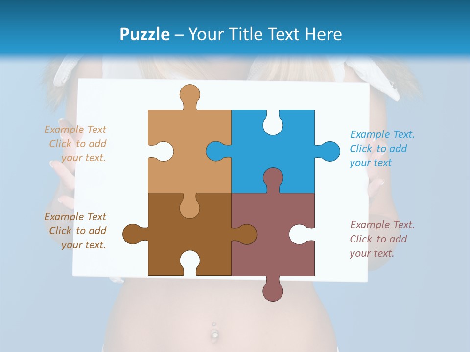 Caucasian Lady Copy PowerPoint Template