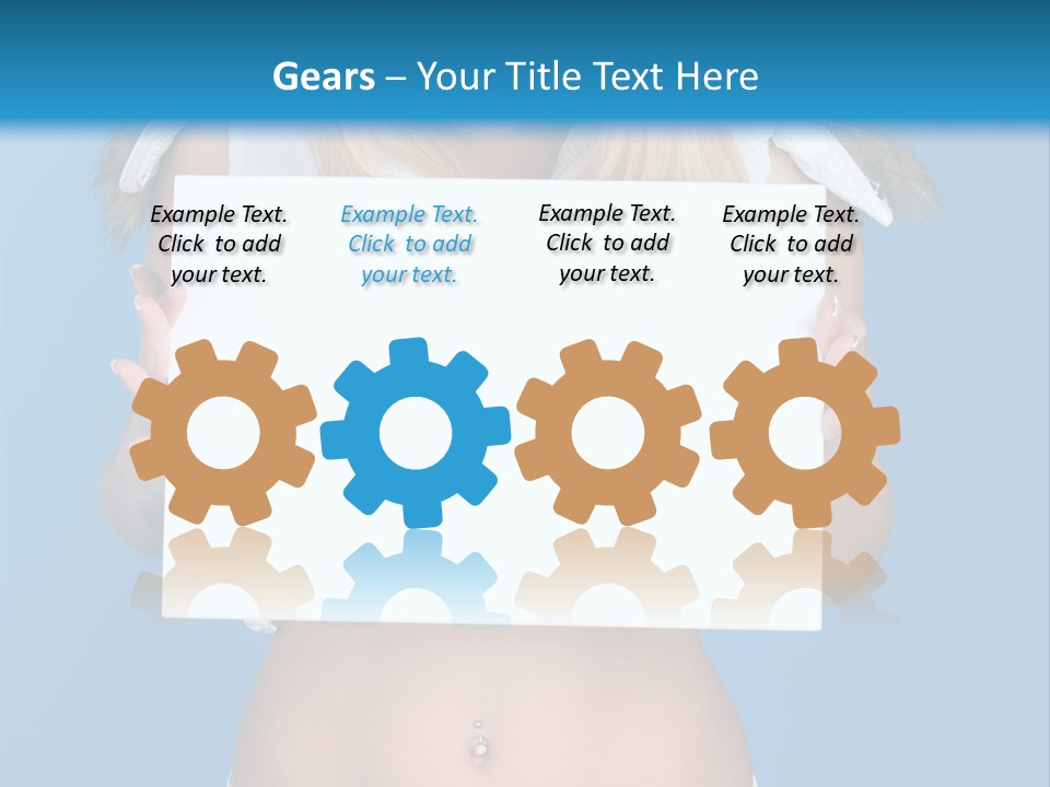 Caucasian Lady Copy PowerPoint Template