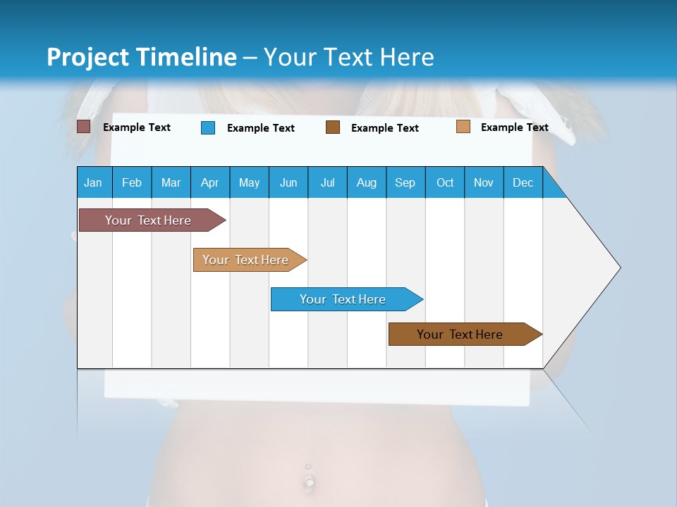 Caucasian Lady Copy PowerPoint Template