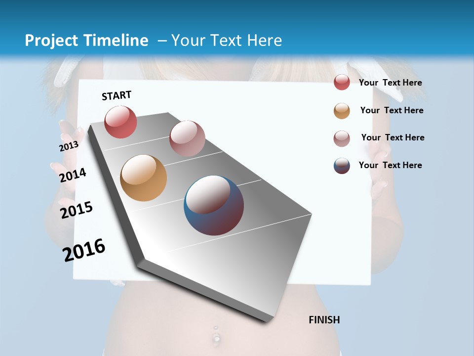 Caucasian Lady Copy PowerPoint Template