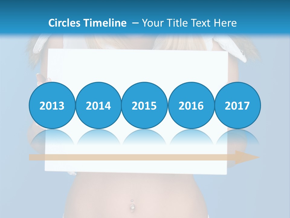 Caucasian Lady Copy PowerPoint Template