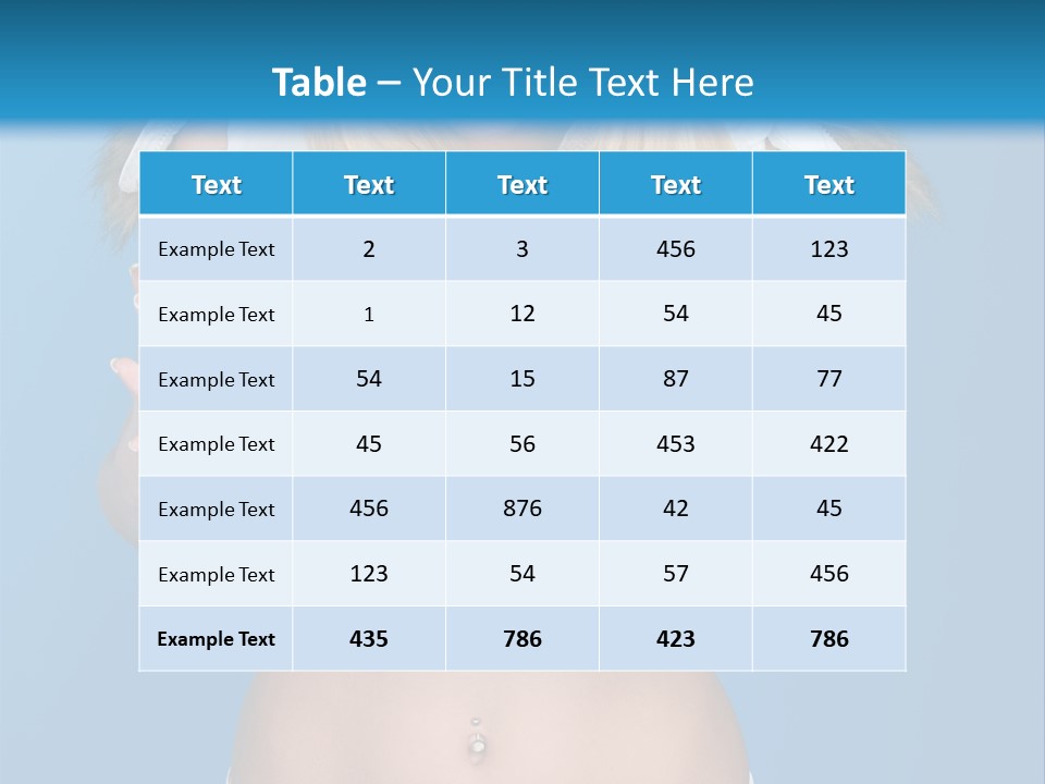 Caucasian Lady Copy PowerPoint Template