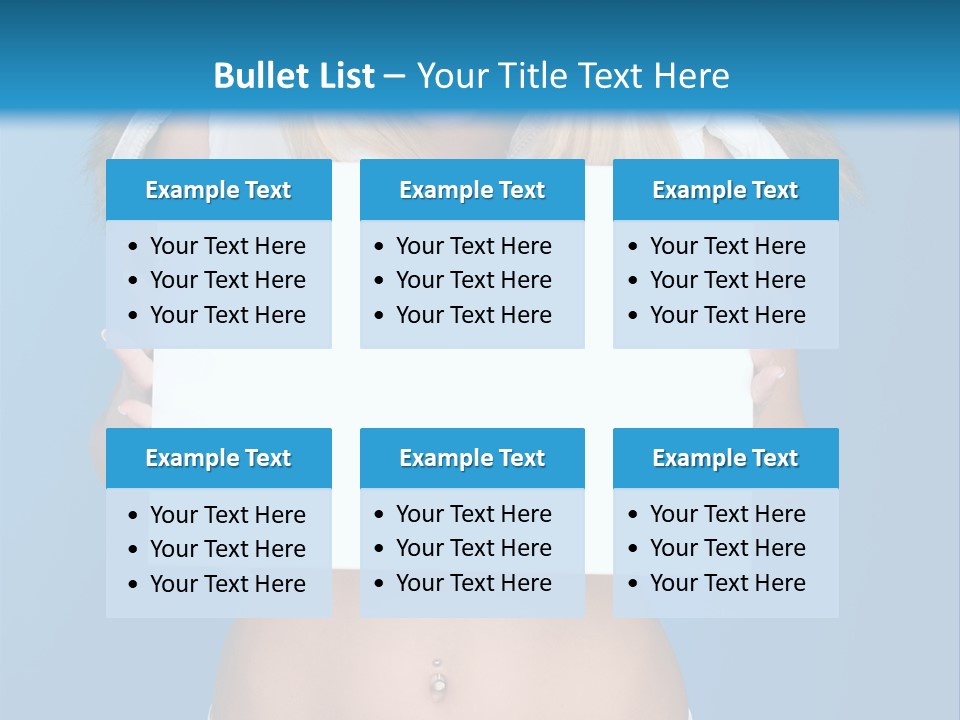 Caucasian Lady Copy PowerPoint Template